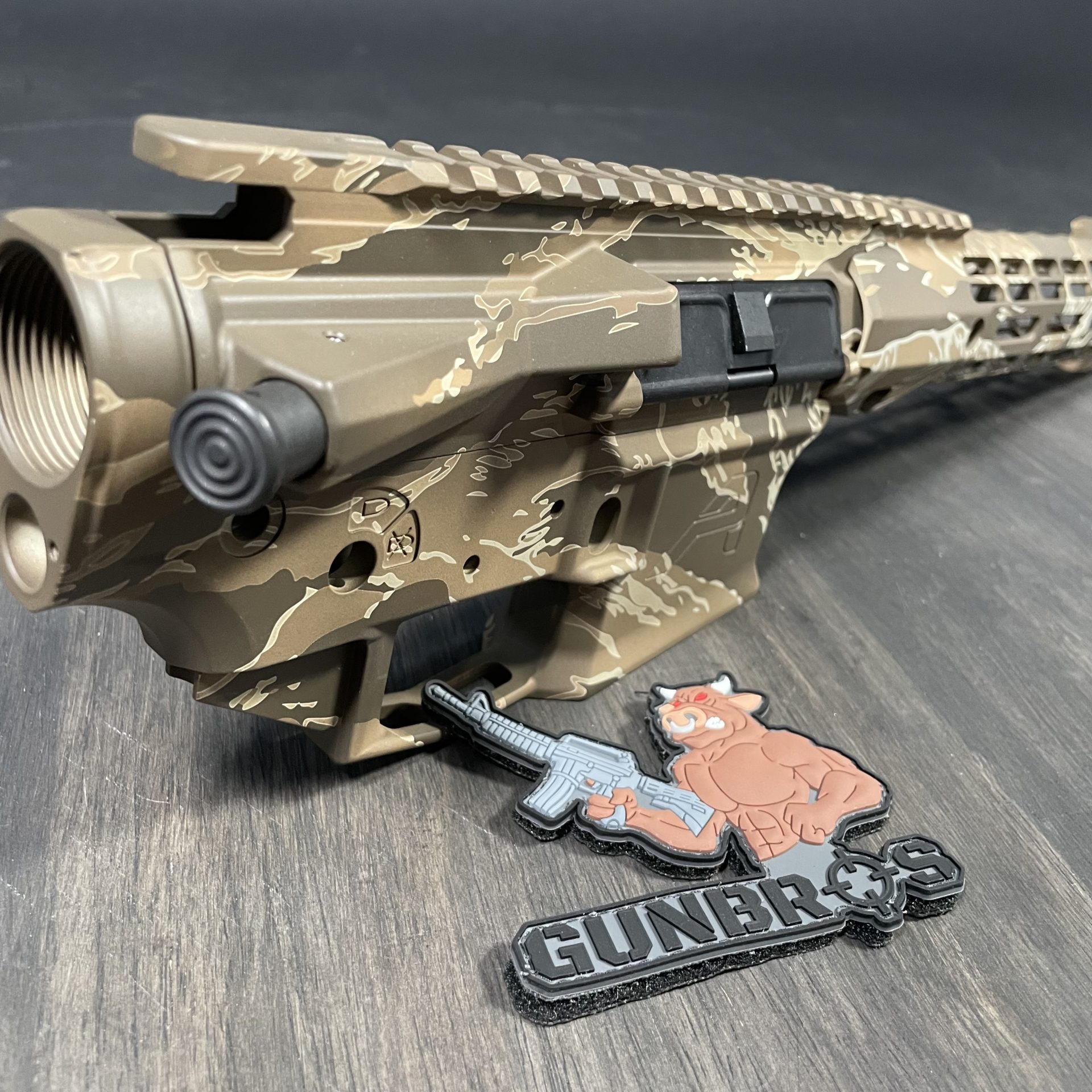 Aero Precision M4E1 Builder Set Desert VST Camo 9 3 Enhanced Handguard