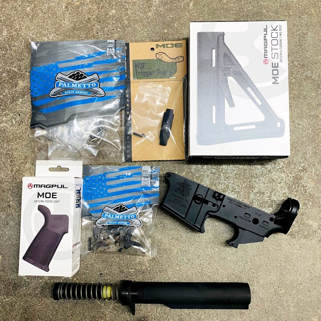 PSA Tyranny 15 Lower Receiver with Magpul MOE Build Kit GUNTALK [10