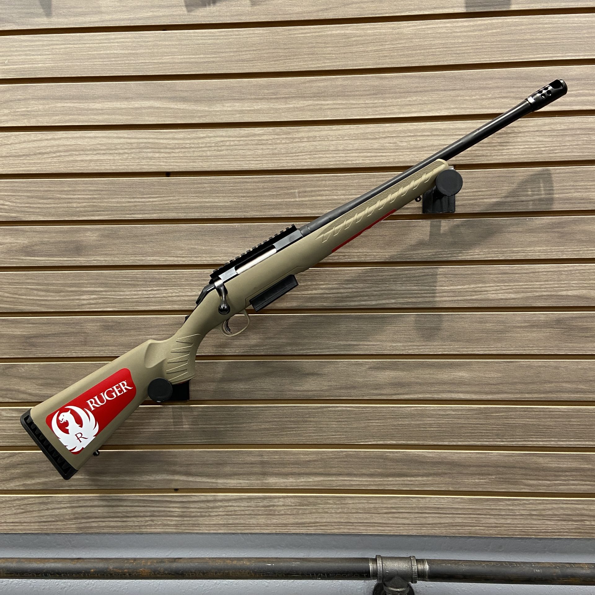 Ruger American .450 Bushmaster FDE GUNTALK [10 SPOT] GUNBROS