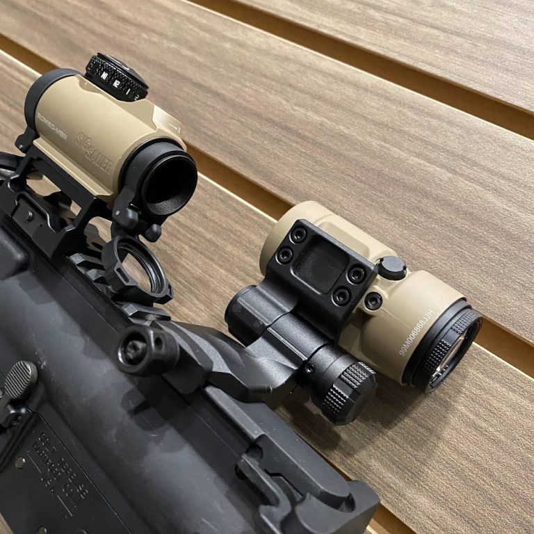 Sig Sauer Romeo MSR Red Dot & Juliet Flip Over Magnifier 3X Combo FDE ...