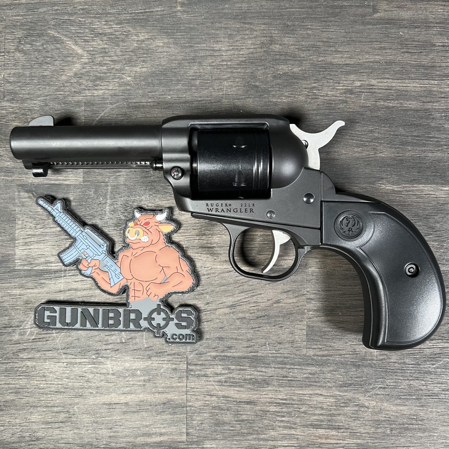 Ruger Wrangler .22LR Black Cerakote Birdshead Grip GUNTICKET [10 Spot