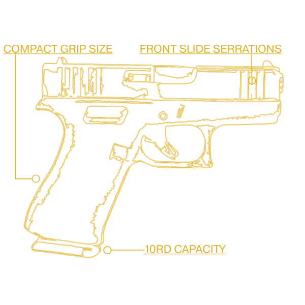 Glock 43X 9mm - GUNBROS