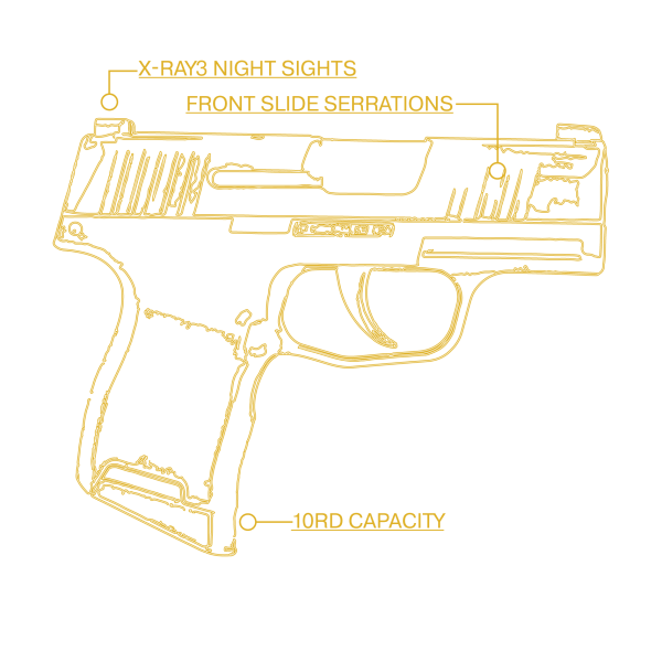 Sig Sauer P365 Dimensions