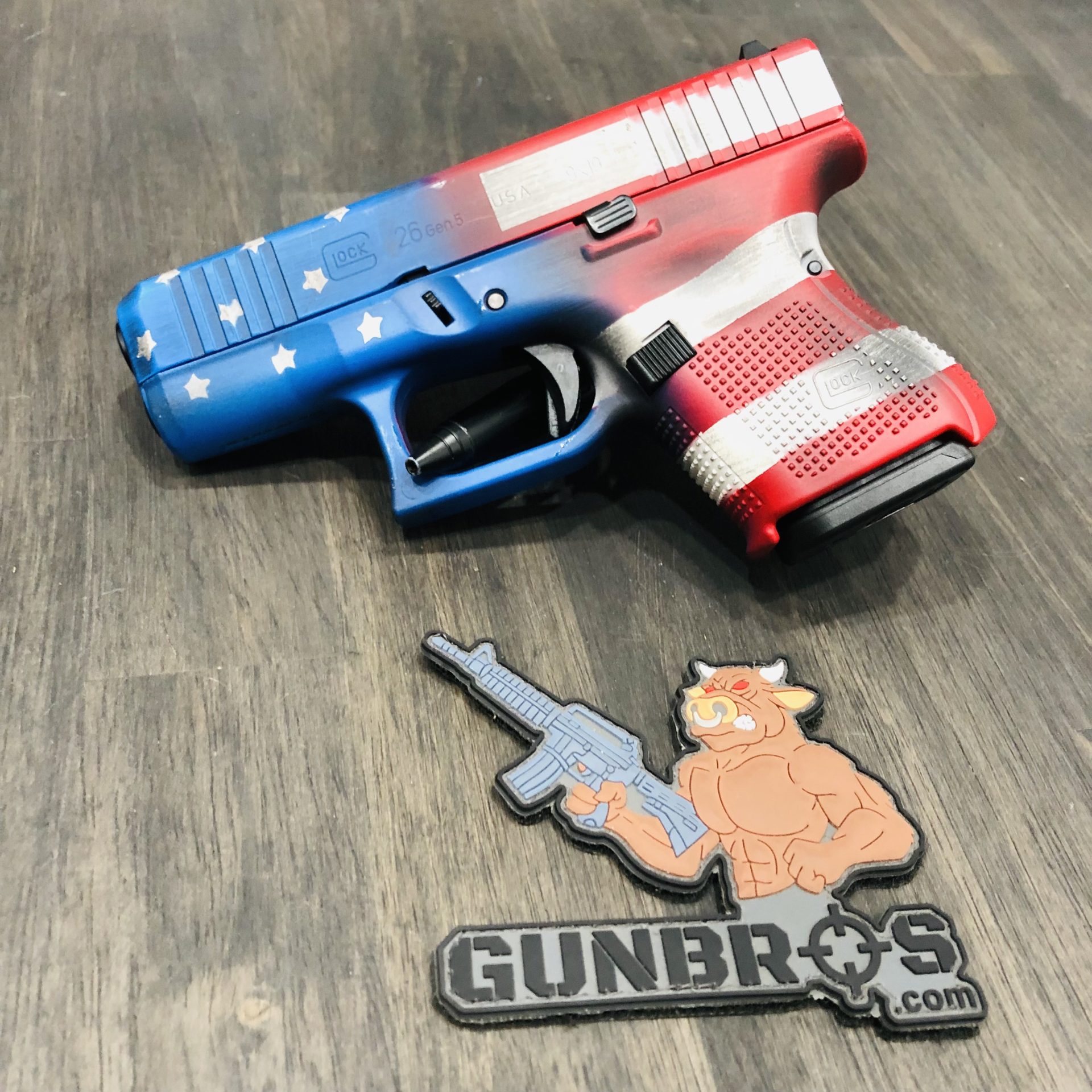 Glock 26 Gen 5 Red White Blue Wholster 9mm Guntickets 10 Spot