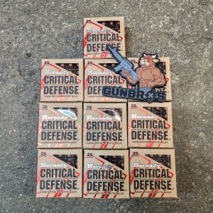 250rds Hornady Critical Defense 9mm 115gr - GUNTICKETS [10 SPOT]