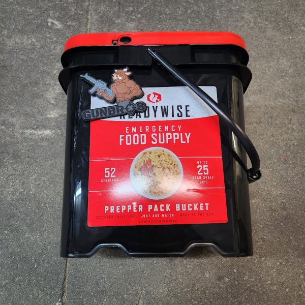 Readywise 52 Serving Prepper Freeze Dried Food Bucket GUNTICKETS [10 SPOT] GUNBROS