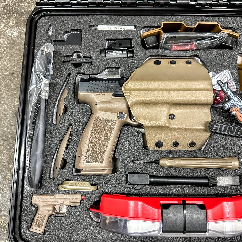 Canik Mete SFT 9mm Loadout Kit (Holsters, Red Dot, Flashlight, Cleaning ...