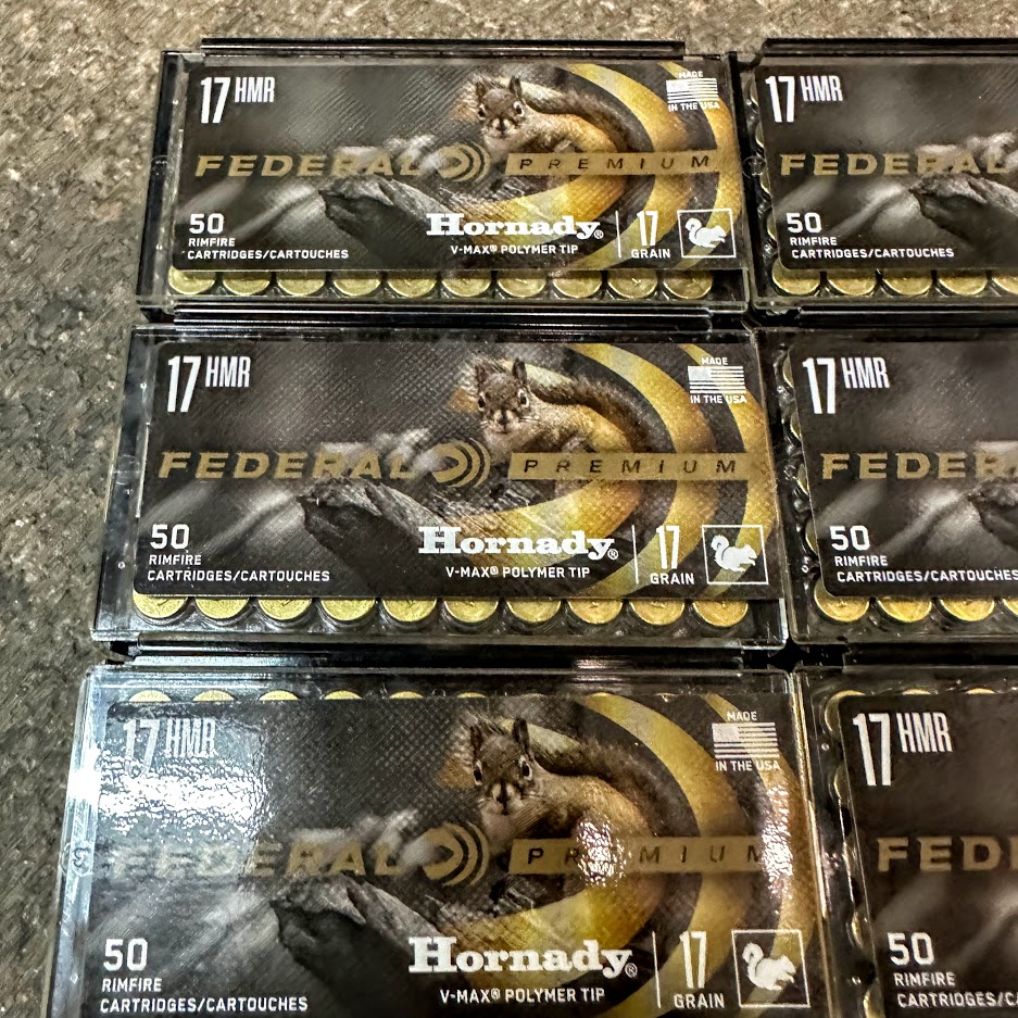 500rds Federal V-Max .17 HMR 17gr - GUNTICKETS [10 SPOT] - GUNBROS