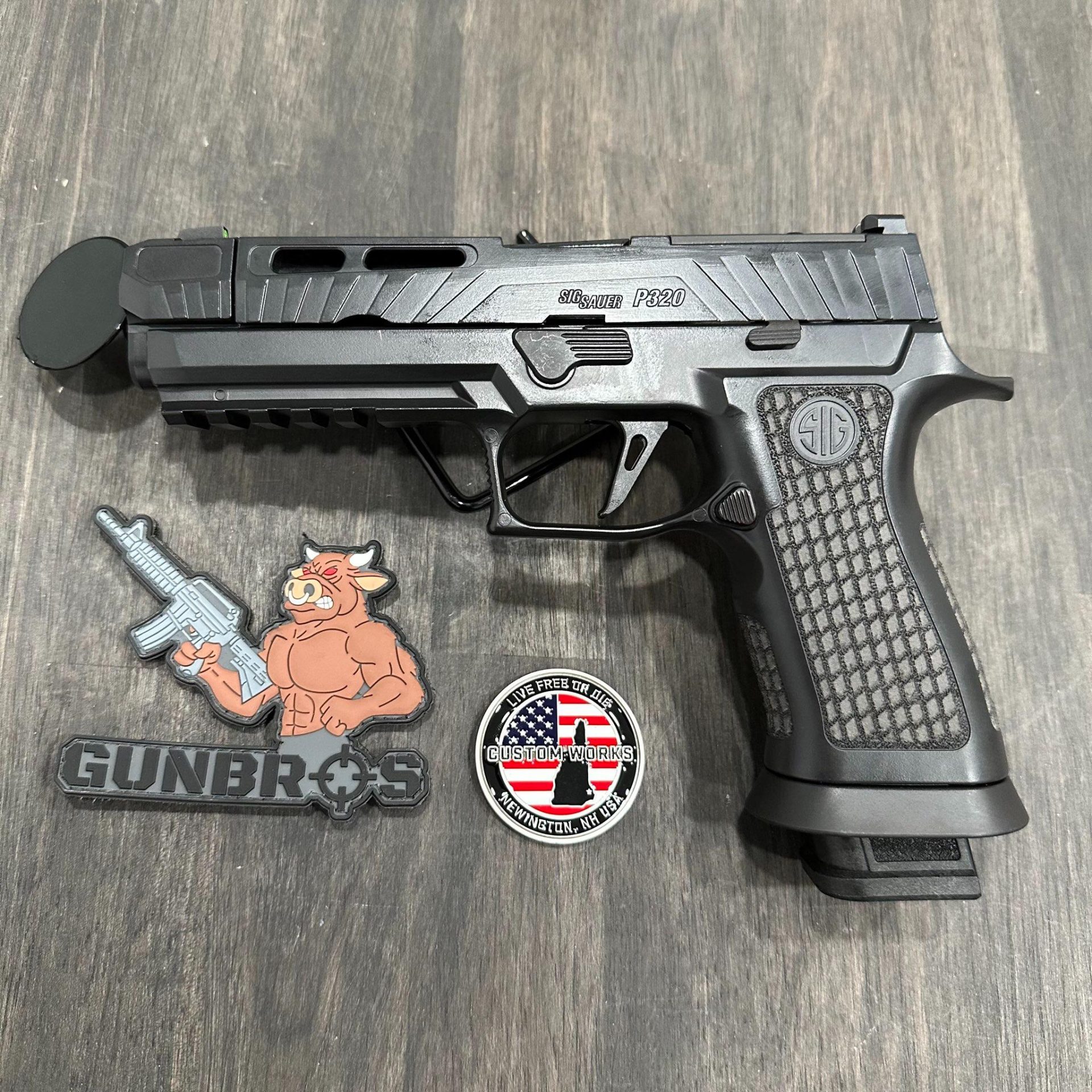 Sig Sauer P320 Spectre COMP Blackout 9mm - GUNTICKETS [20 SPOT] - GUNBROS