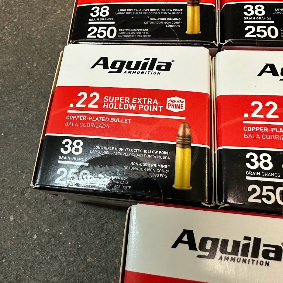 2000rds Aguila .22LR Hollow Point - GUNTICKETS [10 SPOT] - GUNBROS