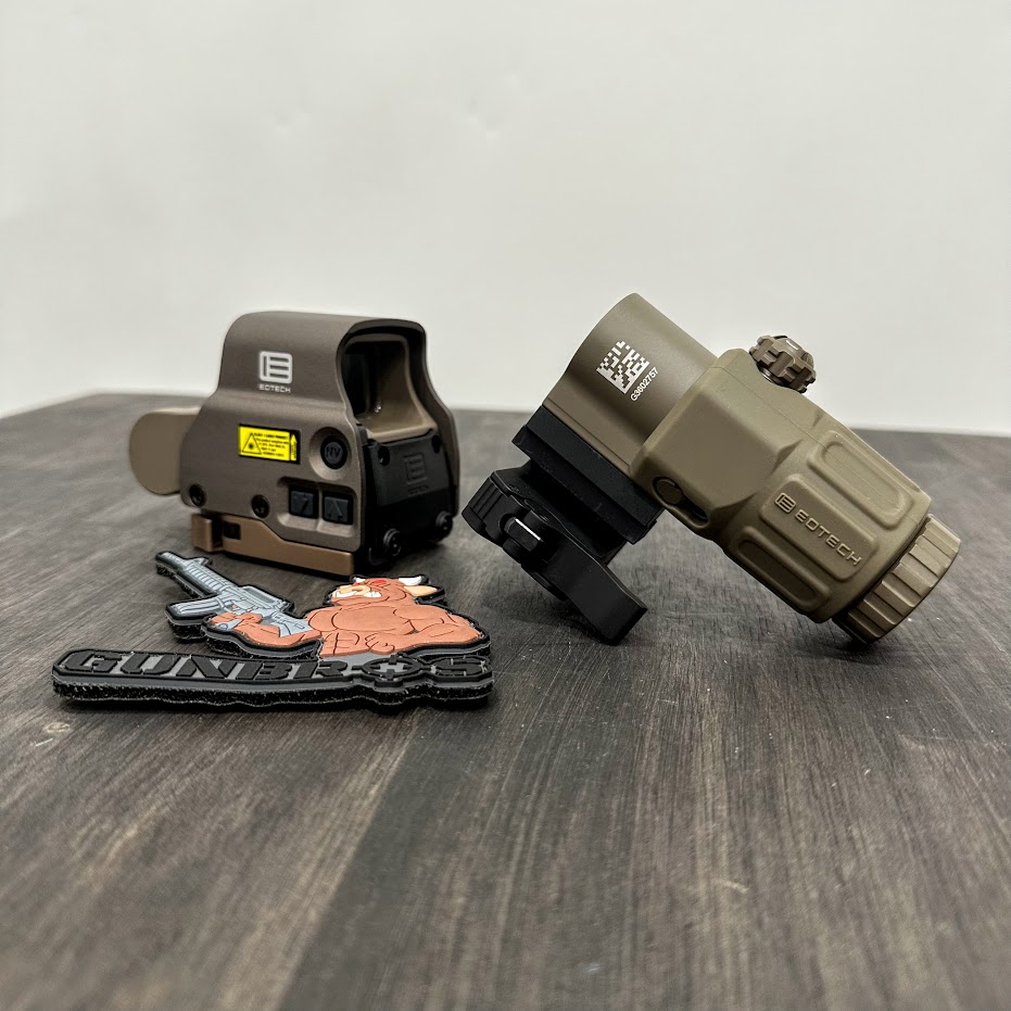 EOTech EXPS30 Holographic Sight w/ EOTech G33 Magnifier FDE