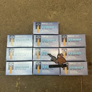 200rds PPU .30-30 Win 170gr FSP - GUNTICKETS [10 SPOT]
