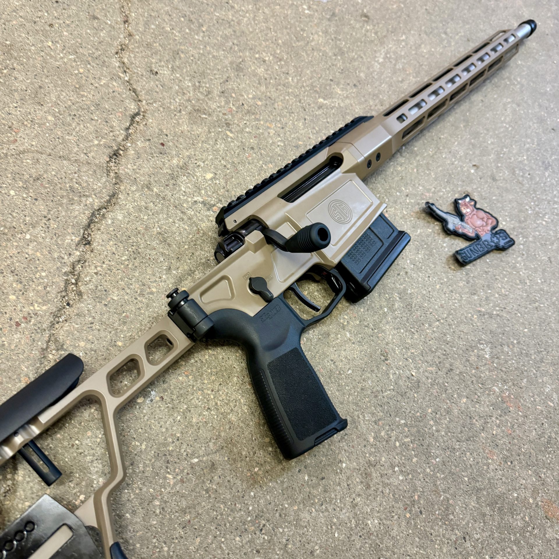 Sig sauer cross 6 5 creedmoor 18 fde guntickets 25 spot gunbros