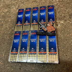 1000rds CCI Standard Velocity .22LR - GUNTICKETS [10 SPOT]