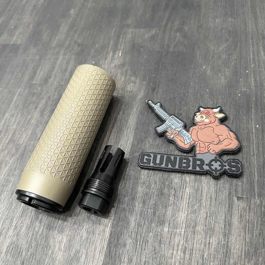 Radical Defense CS5 FDE 5.56mm Silencer - GUNTICKETS [20 SPOT] - GUNBROS