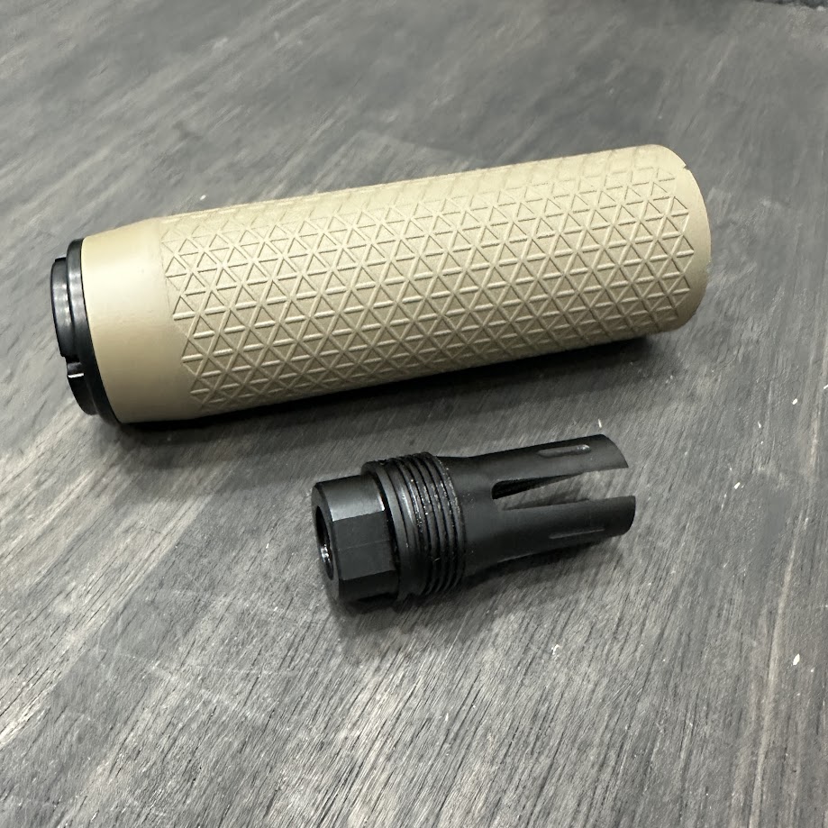 Radical Defense CS5 FDE 5.56mm Silencer - GUNTICKETS [20 SPOT] - GUNBROS