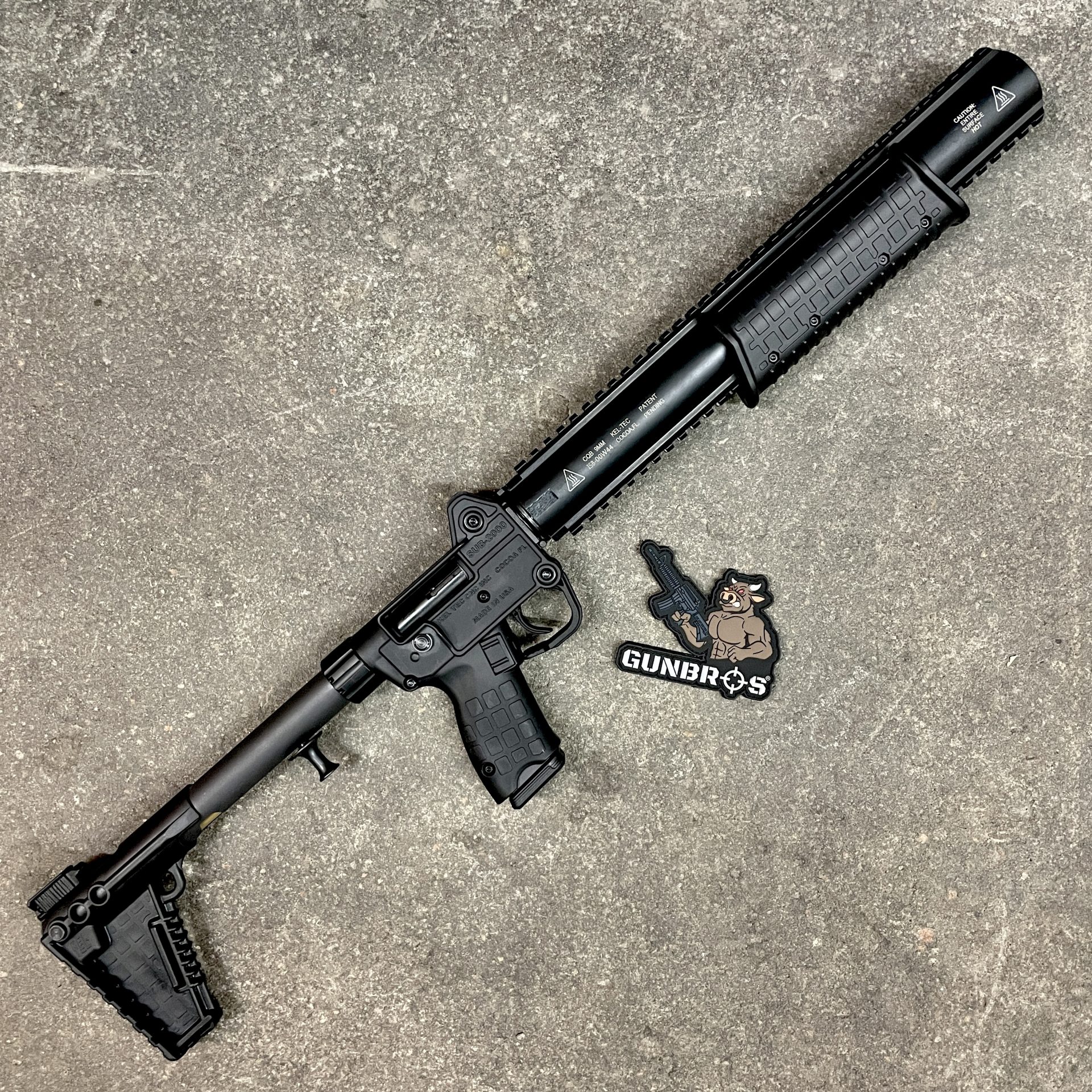 Kel-Tec SUB CQB 9mm Integrally Suppressed - GUNTICKETS [20 SPOT