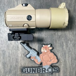 Sig Sauer JULIET4 4X Flip Over Magnifier FDE - GUNTICKETS [10 SPOT]