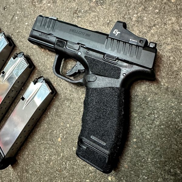 Springfield Hellcat Pro Comp OSP 9mm w/ Crimson Trace Red Dot Gear Up ...