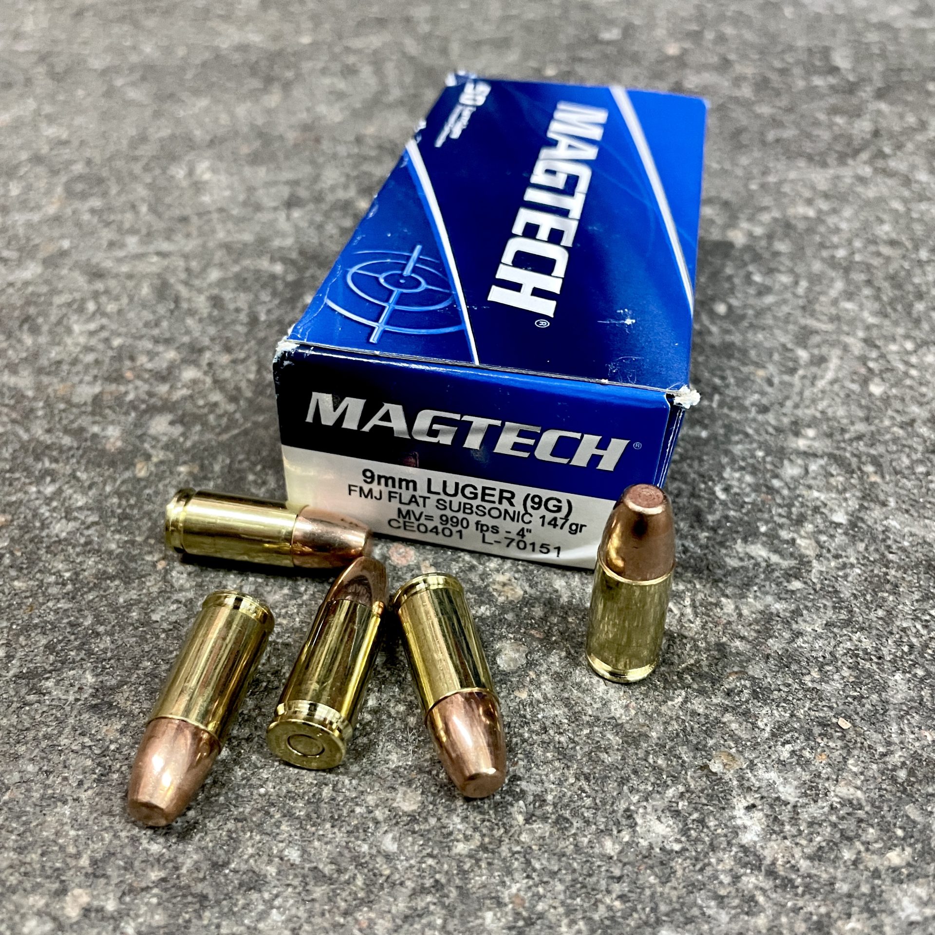 1000rds Magtech 9mm 147gr FMJ - GUNTICKETS [10 SPOT] - GUNBROS