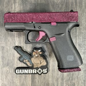 Glock 43X Black Cherry Glitter 9mm - GUNTICKETS [10 SPOT]