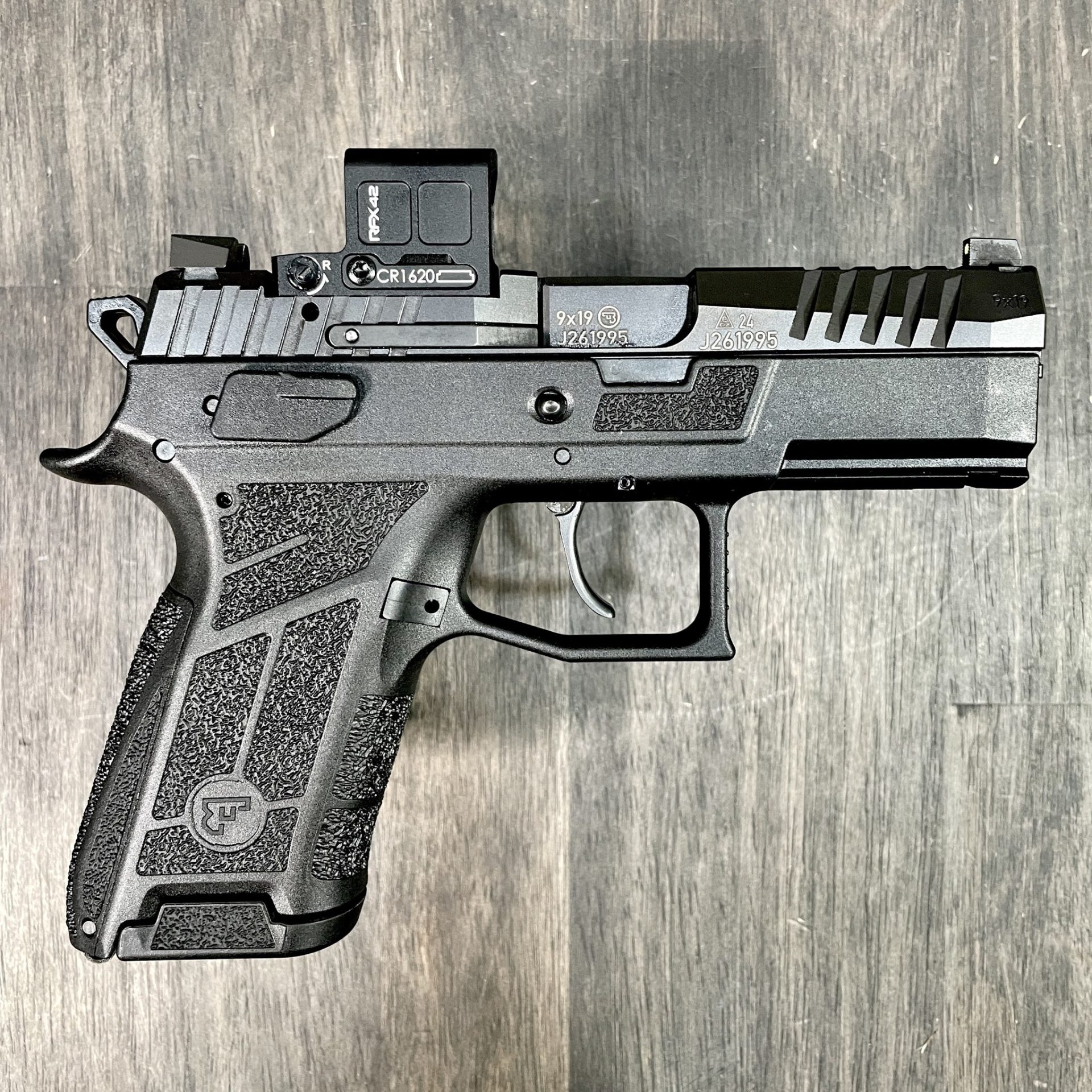 CZ P-09 Compact Nocturne 9mm W/ VIRIDIAN RFX42 Green Dot