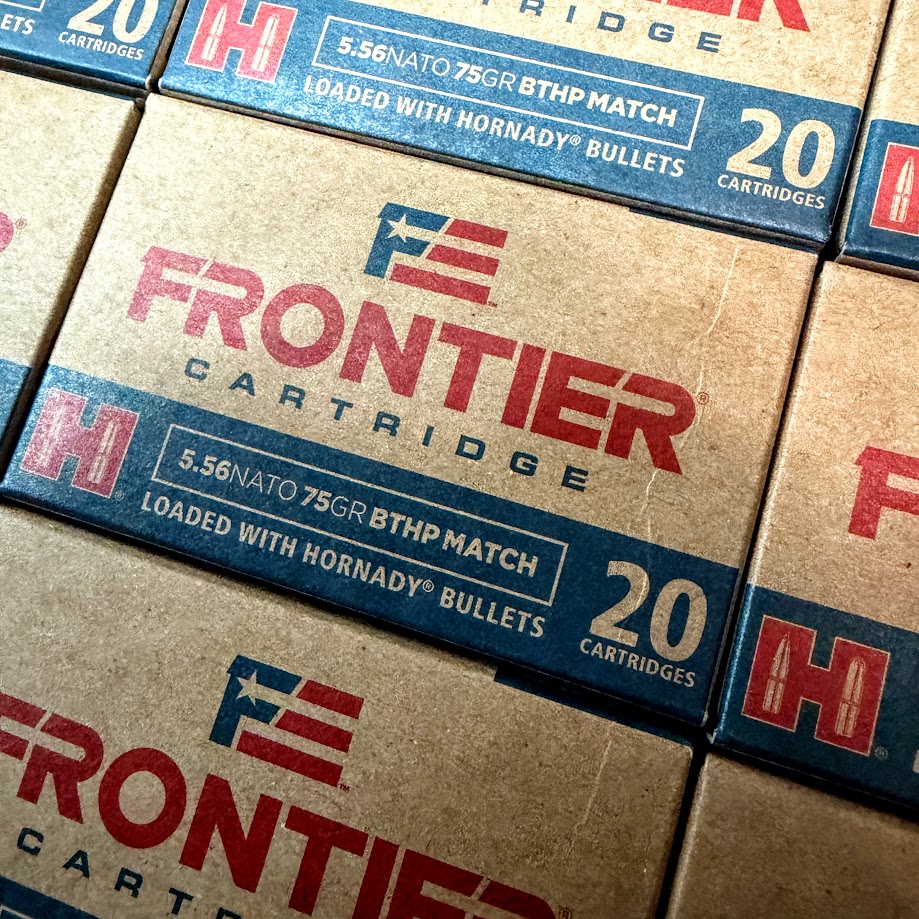 1000rds Hornady Frontier 5.56mm 75gr BTHP Match - GUNTICKETS [10 SPOT ...
