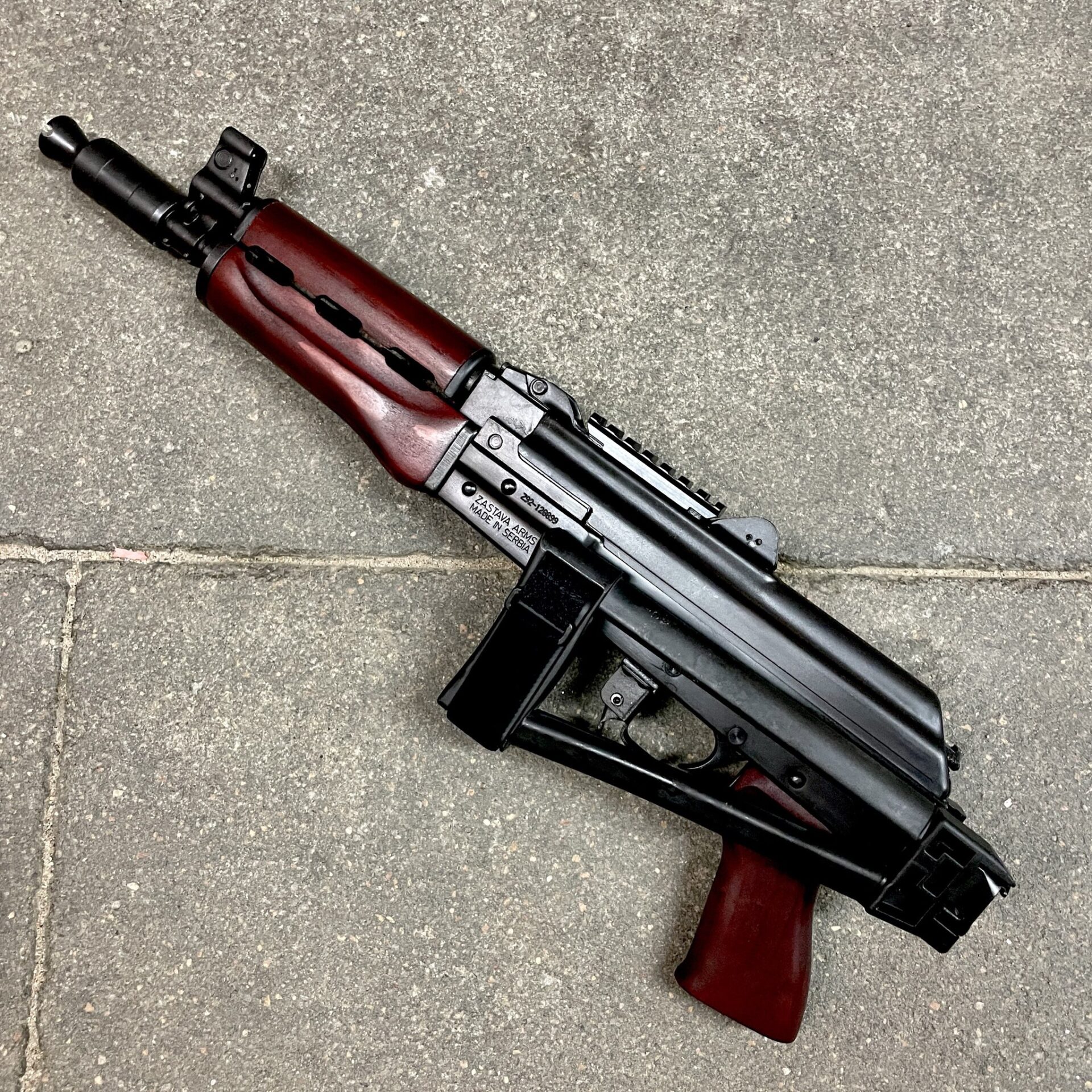 Zastava ZPAP92 w/ Side Folding Brace AK47 7.62x39mm - GUNTICKETS