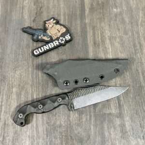 Stroup Knives TU1 Acid Etched Finish - GUNTICKETS [10 SPOT]