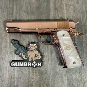 Colt Custom 1911 Government .38 Super Rose Gold - GUNTICKETS [100 SPOT]