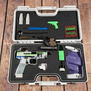 Canik Mete MC9LS Signature Series White Drip 9mm - GUNTICKETS [20 SPOT]