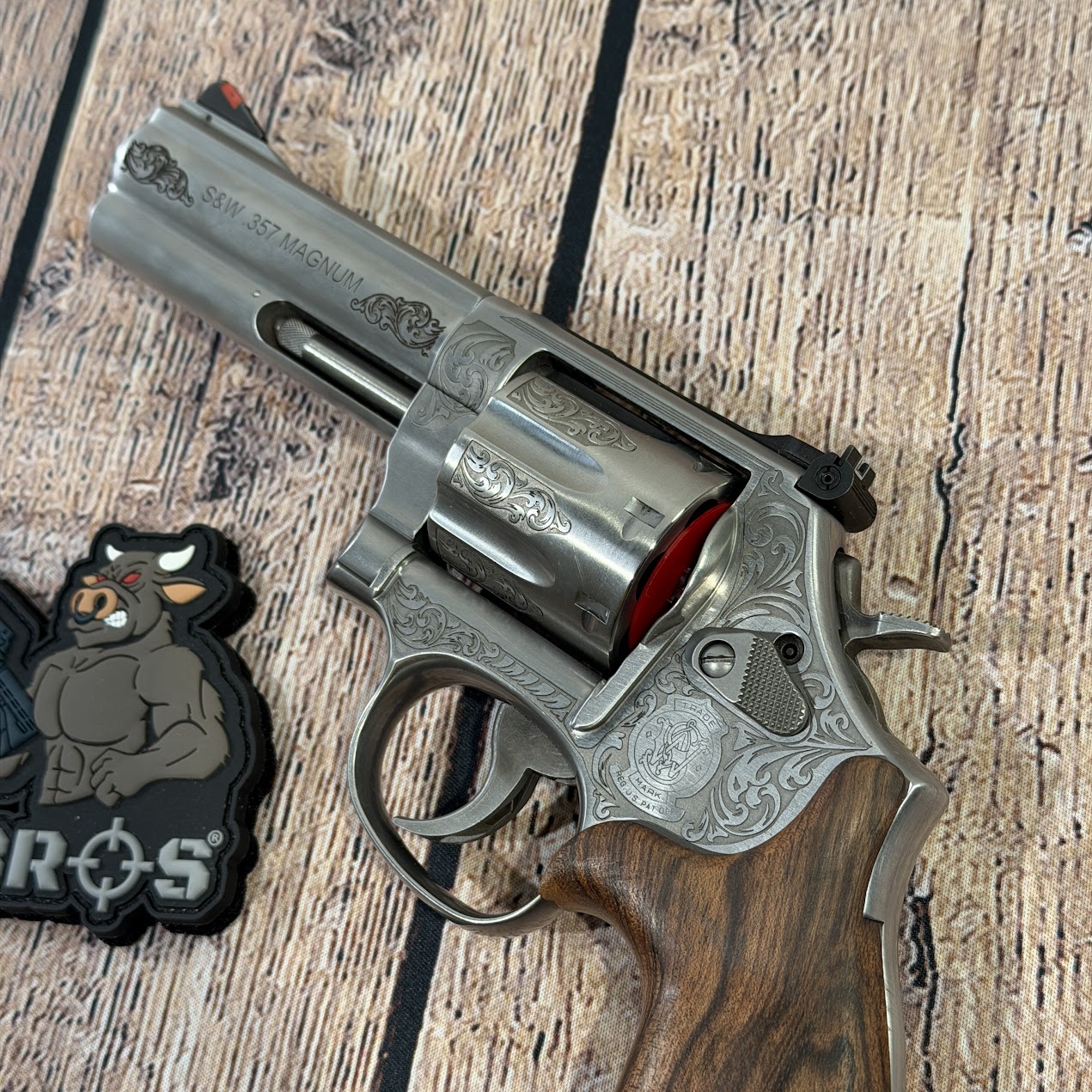 Smith & Wesson 686 Plus Engraved .357 Mag - GUNTICKETS [30 SPOT] - GUNBROS