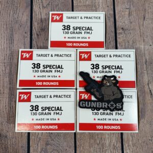500rds Winchester .38 Special 130gr FMJ - GUNTICKETS [10 SPOT]