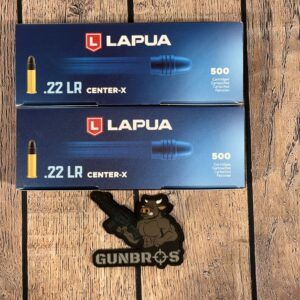1000rds Lapua Center-X .22 LR 40gr LRN - GUNTICKETS [10 SPOT]