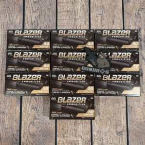 500rds Blazer 9mm 147gr Subsonic Clean Fire Suppressor - GUNTICKETS [10 SPOT]