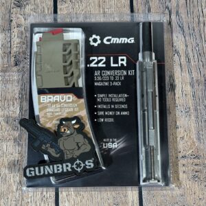 CMMG Bravo .22LR AR15 Conversion Kit FDE w/ 3X 25rd Magazines - GUNTICKETS [10 SPOT]